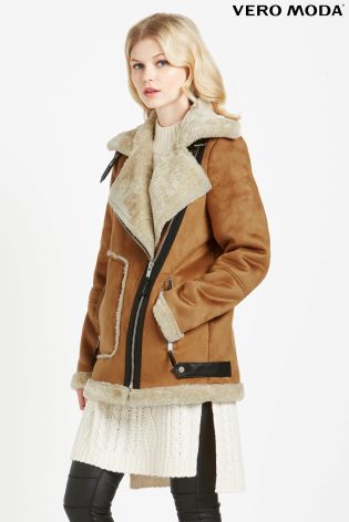 Vero Moda Shearling Coat